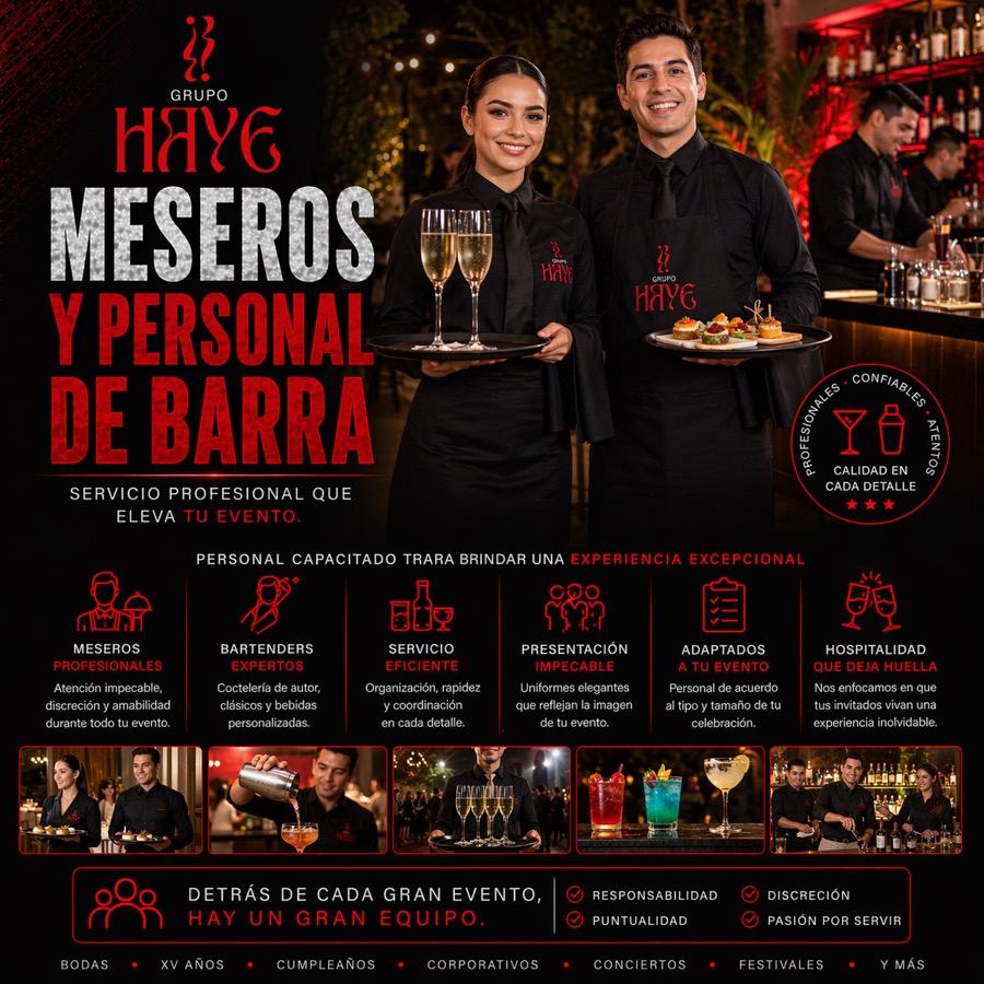 Meseros y barra