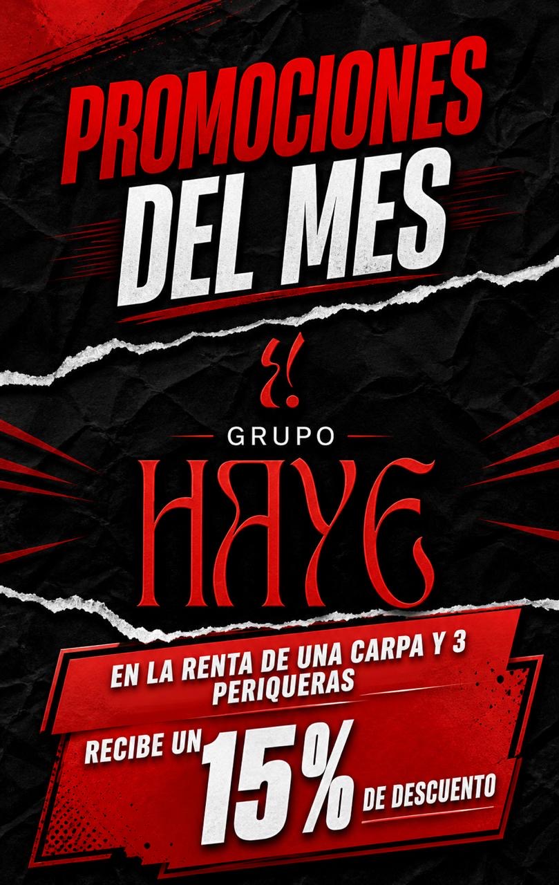 Promoción: Carpa + periqueras